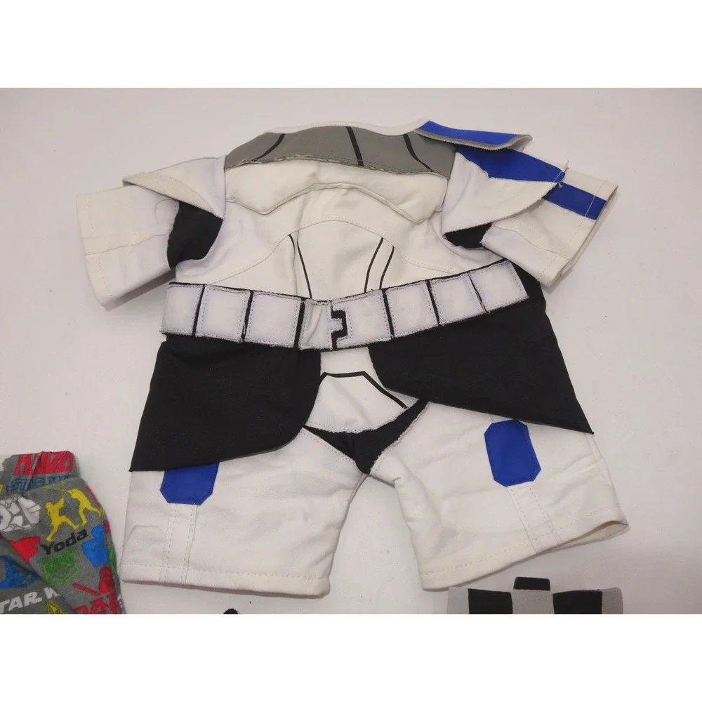 Build-A-Bear Workshop Star Wars Stormtrooper Jumpsuit Costume Gun and Pjs 16in